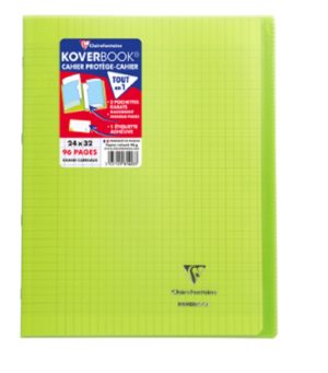 CLAIREFONTAINE CAHIER 24X32 96P SEYES KOVERBOOK