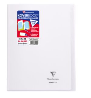 CLAIREFONTAINE CAHIER 24X32 96P SEYES KOVERBOOK