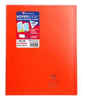 CLAIREFONTAINE CAHIER 24X32 96P SEYES KOVERBOOK