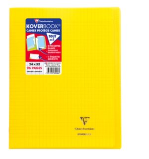 CLAIREFONTAINE CAHIER 24X32 96P SEYES KOVERBOOK