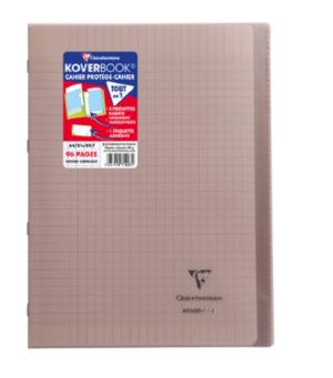 CLAIREFONTAINE CAHIER KOVERBOOK BLEU A4 96P SEYES