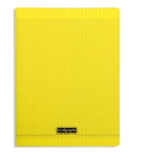 CAHIER POLYPRO BLEU 24X32 140P SEYES