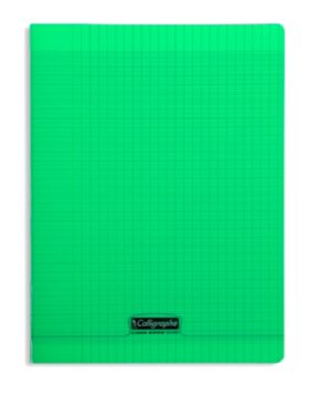 CAHIER POLYPRO BLEU 17X22 192P SEYES