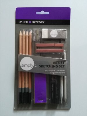 DALER SET CRAYONS DE DESSIN 13 PIECES