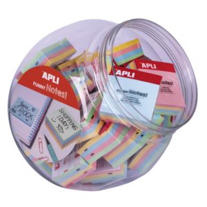 APLI NOTES MINI CUBE PASTEL