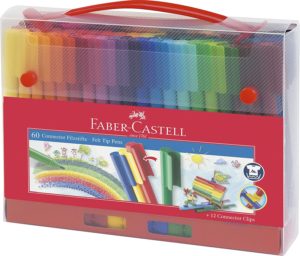 FABER CASTELL MALETTE 60 FEUTRES