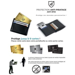 CARTE ANTIPIRATAGE RFID METALLIQUE - Image 2