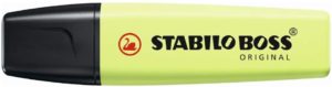 STABILO BOSS PASTEL CITRON VERT