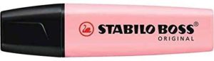 STABILO BOSS PASTEL PETALE DE ROSE