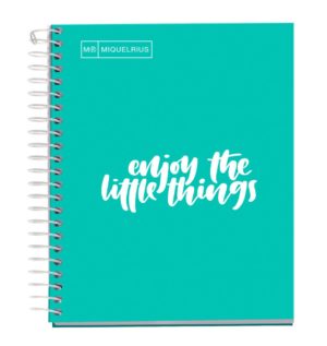 MIQUELRIUS NOTEBOOK A5 MESSAGE TURQUOISE