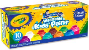 CRAYOLA KIT 10 POTS DE PEINTURE