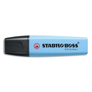 STABILO BOSS PASTEL FRAICHEUR DE BLEU