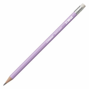 STABILO CRAYON PAPIER BOUT GOMME PASTEL LILAS