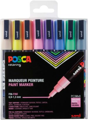 POSCA POCHETTE MARQUEURS POINTE FINE