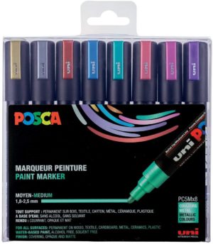 POSCA POCHETTE MARQUEUR METAL