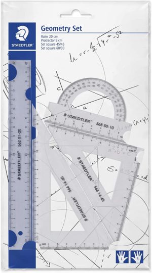 STAEDTLER SET DE GEOMETRIE 4 PIECES