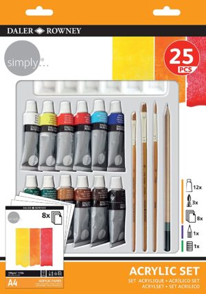 DALER SIMPLY ACRYLIC SET 25 PIECES