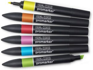 PROMARKER SET DE 6 FEUTRES TONS VIBRANTS - Image 2