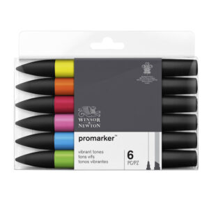 PROMARKER SET DE 6 FEUTRES TONS VIBRANTS