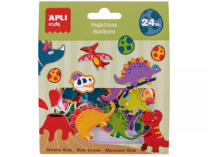 APLI STICKER MOUSSE DINOSAURES