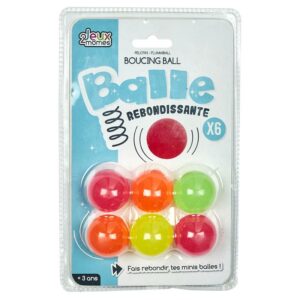 CMP BALLES REBONDISSANTES FLUO