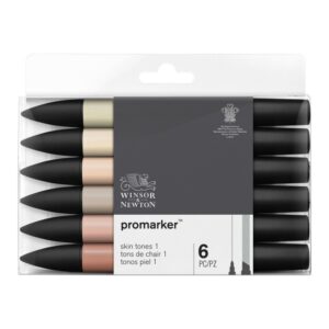 PROMARKER SET DE 6 FEUTRES TONS CHAIR