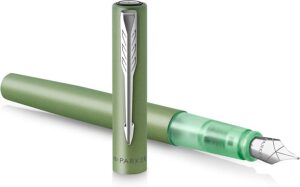 PARKER VECTOR XL STYLO PLUME VERT METALLISEE