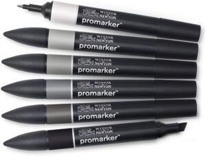 PROMARKER SET DE 6 FEUTRES TONS NEUTRES - Image 2