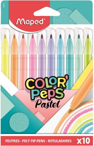 MAPED FEUTRES COLOR PEPS PASTELS