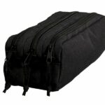 SCHOOL TROUSSE 3 COMPARTIMENTS NOIR