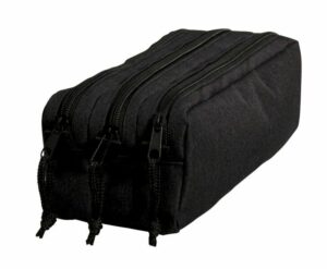SCHOOL TROUSSE 3 COMPARTIMENTS NOIR