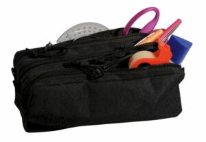 SCHOOL TROUSSE 3 COMPARTIMENTS NOIR – Image 3