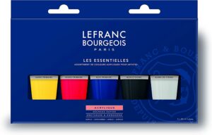 LEFRANC BOURGEOIS ACRYLIQUE SET DE 5 TUBES - Image 2