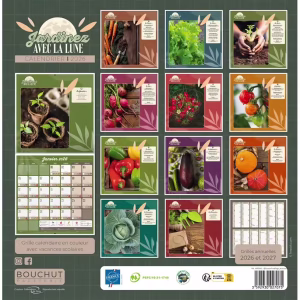 BOUCHUT CALENDRIER 2026 GM JARDINEZ AVEC LA LUNE – Image 3