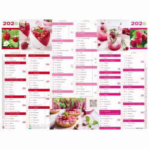 OBERTHUR CALENDRIER 2026 CUISINE 43X34