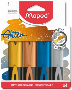 MAPED SURLIGNEURS GLITTER METAL