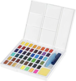 FABER CASTELL BOITE AQUARELLE 48 DEMI GODETS – Image 2