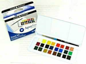 DALER SET DE VOYAGE AQUARELLE 24 DEMI GODETS - Image 2