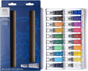 WINSOR NEWTON SET INTIATION AQUARELLE 20 TUBES