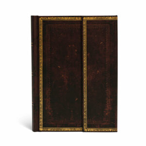 PAPERBLANKS CARNET ULTRA RELIURE A L ANCIENNE NOIR MAROCAIN