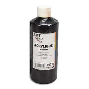 ART PLUS PEINTURE ACRYLIQUE BRILLANTE NOIR