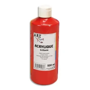 ART PLUS PEINTURE ACRYLIQUE BRILLANTE ROUGE PRIMAIRE