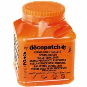 DECOPATCH VERNIS COLLE PAILLETEE