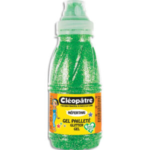 CLEOPATRE FLACON GEL PAILLETE VERT 250ML