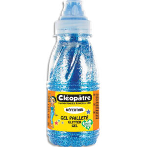 CLEOPATRE FLACON GEL PAILLETE BLEU 250ML