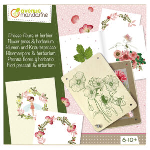 AVENUE MANDARINE COFFRET PRESSE FLEURS ET HERBIER