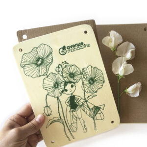 AVENUE MANDARINE COFFRET PRESSE FLEURS ET HERBIER - Image 3