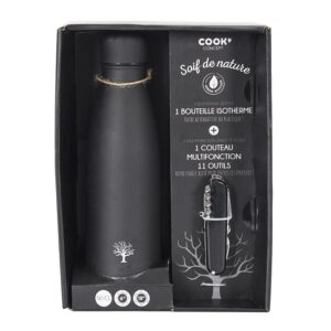 COFFRET BOUTEILLE ISOTHERME ET COUTEAU MULTI FONCTIONS - Image 2