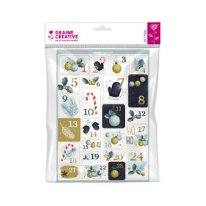 GRAINE CREATIVE STICKERS DE L AVENT CHIC