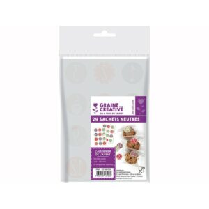 GRAINE CREATIVE SACHETS DE L AVENT AVEC STICKERS